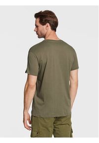 Alpha Industries T-Shirt Usn Blood 108507 Zielony Regular Fit. Kolor: zielony. Materiał: bawełna