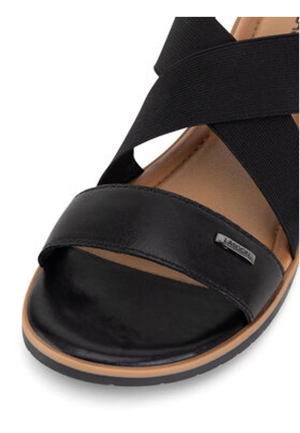 Lasocki Sandały WI16-DOROTHY-01 Czarny. Kolor: czarny. Materiał: materiał