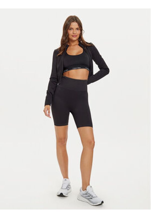 Calvin Klein Performance Szorty sportowe 00GWS4L735 Czarny Slim Fit. Kolor: czarny. Materiał: syntetyk
