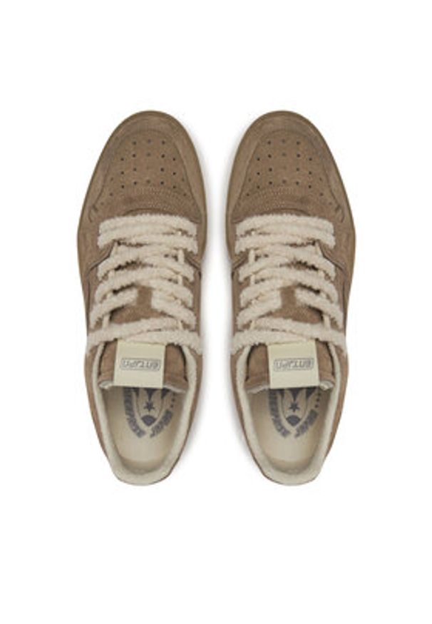 Enterprise Japan Sneakersy BB5003 PX002 S3168 Brązowy. Kolor: brązowy. Materiał: zamsz, skóra