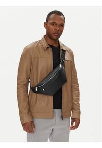 Calvin Klein Nerka Micro Pebble Waistbag 38 LV04D3002G Czarny. Kolor: czarny. Materiał: skóra #1