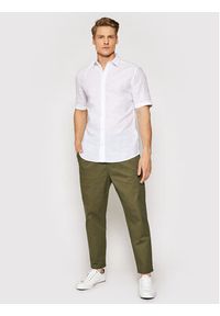Only & Sons Koszula Caiden 22009885 Biały Slim Fit. Kolor: biały. Materiał: bawełna
