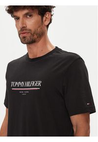 TOMMY HILFIGER - Tommy Hilfiger T-Shirt Brand Love MW0MW40324 Czarny Regular Fit. Kolor: czarny. Materiał: bawełna #3