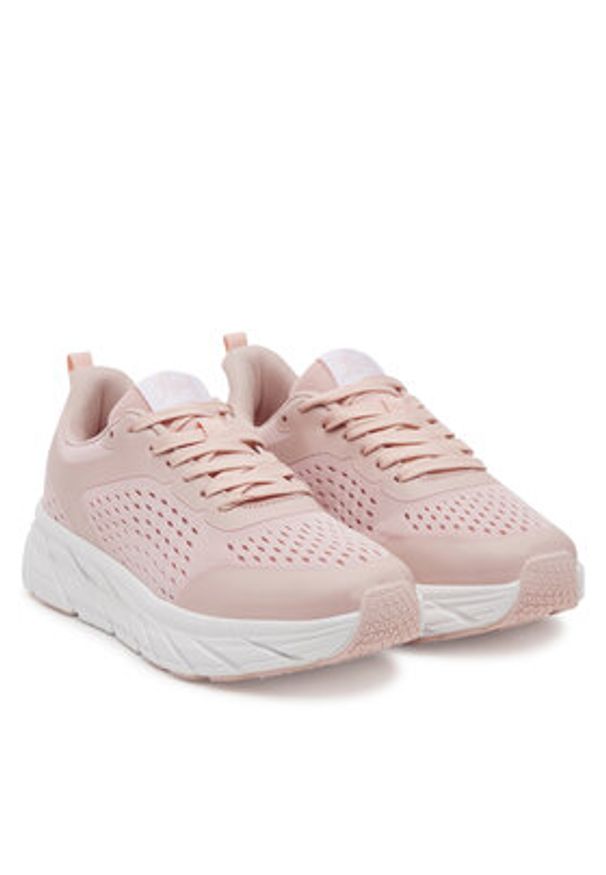 Leaf Sneakersy LHAKK301R Różowy. Kolor: różowy. Materiał: materiał