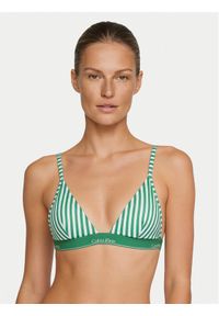 Calvin Klein Swimwear Góra od bikini LV00Q61208 Zielony. Kolor: zielony. Materiał: syntetyk #1