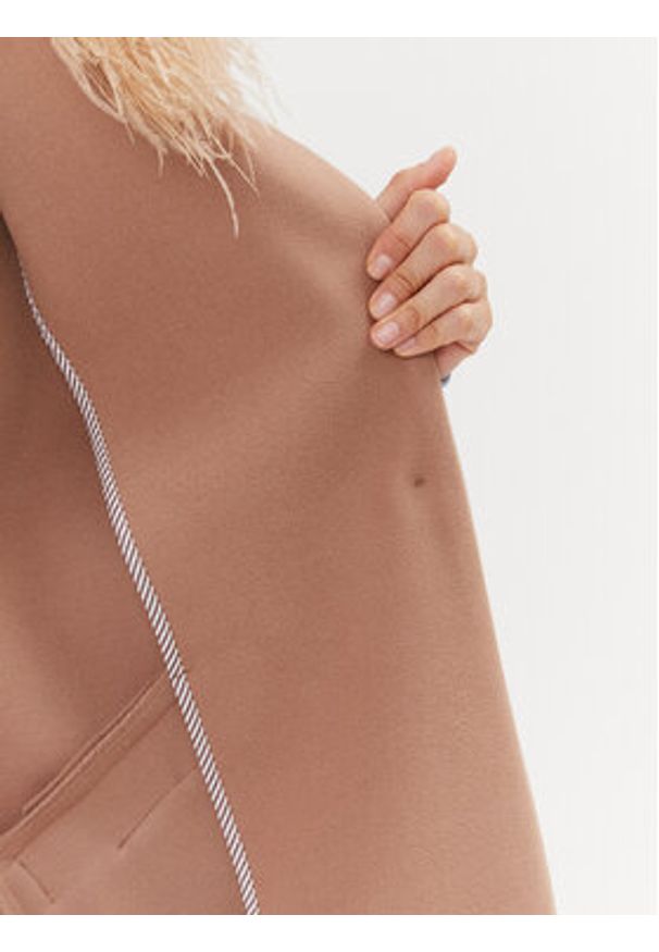 Maryley Płaszcz przejściowy 23IB148/M11 Brązowy Regular Fit. Kolor: brązowy. Materiał: syntetyk