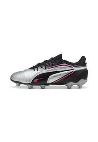 Puma - Korki PUMA KING MATCH JR Silver Black. Materiał: materiał, syntetyk. Szerokość cholewki: normalna. Sport: piłka nożna