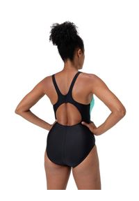 Strój kąpielowy damski Speedo Colourblock MuscleBack 2.0. Kolor: czarny, niebieski, wielokolorowy