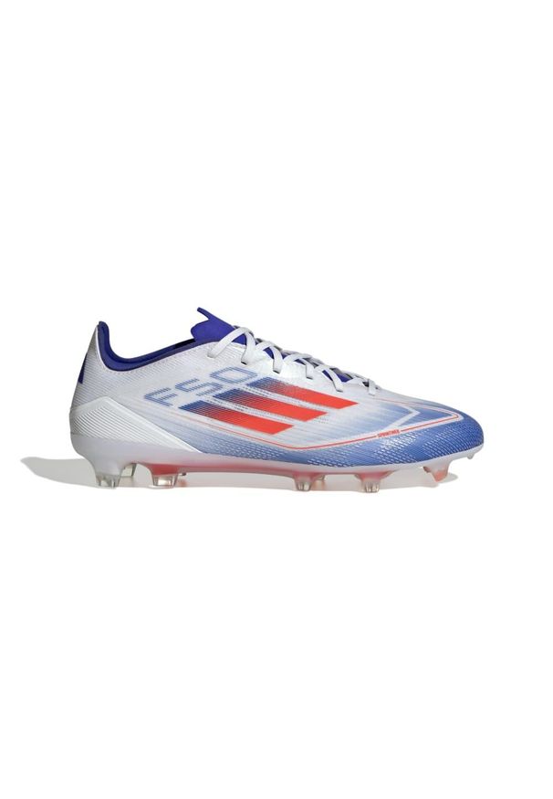 Adidas - Buty F50 Pro FG. Kolor: czerwony, niebieski, wielokolorowy, biały. Materiał: materiał. Sport: piłka nożna