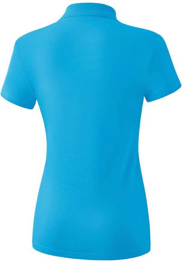 ERIMA - Damska koszulka polo Erima Teamsport. Typ kołnierza: polo. Kolor: zielony, niebieski, wielokolorowy. Materiał: elastan, bawełna. Sport: piłka nożna