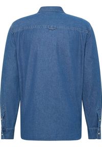 Męska Koszula Jeansowa Mustang Style Duver Denim Blue 1015915 5000 700. Materiał: jeans, denim #4