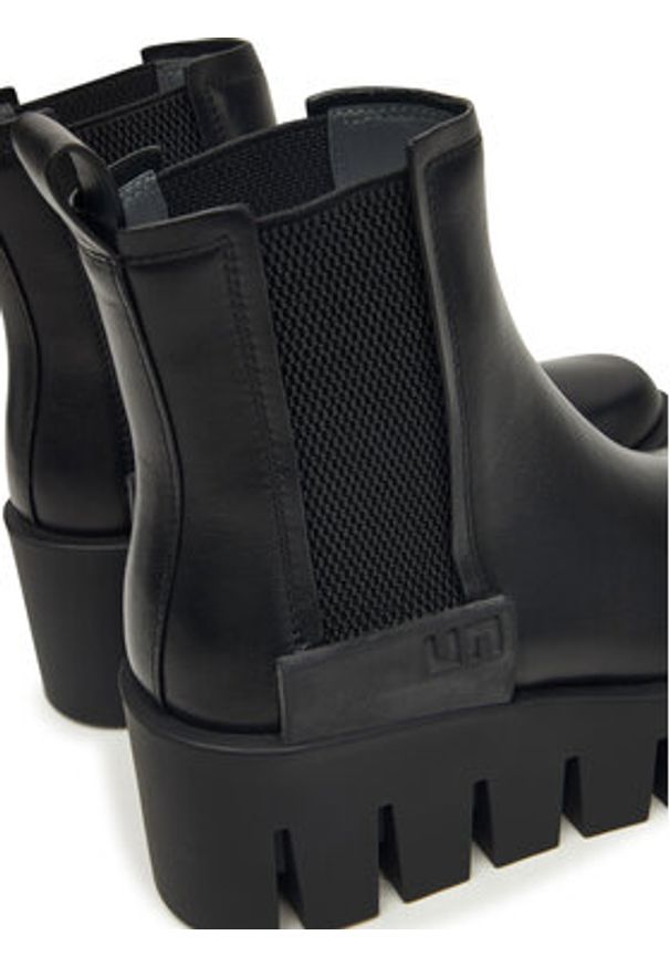 United Nude Botki Grip Chelsea Lo IV 109580116 Czarny. Kolor: czarny. Materiał: skóra