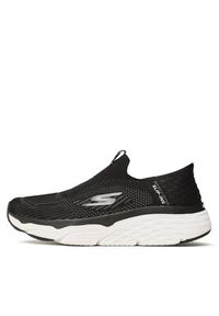 skechers - Skechers Buty do biegania Max Cushioning Elite 220389/BKW Czarny. Kolor: czarny. Materiał: materiał #3