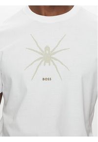 BOSS T-Shirt Te_Spiderbat 50534924 Biały Regular Fit. Kolor: biały. Materiał: bawełna