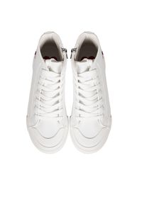 Love Moschino Trampki | JA15022G1MIA0 | Kobieta | Biały. Okazja: na co dzień. Zapięcie: zamek. Kolor: biały. Materiał: skóra. Styl: casual #3