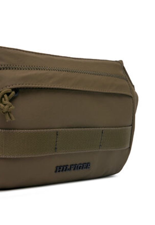TOMMY HILFIGER - Tommy Hilfiger Saszetka nerka Th Colour Bumbag AM0AM13220 Zielony. Kolor: zielony. Materiał: materiał, nylon