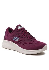 skechers - Skechers Sneakersy Perfect Time 149991/PLUM Fioletowy. Kolor: fioletowy. Materiał: materiał #1