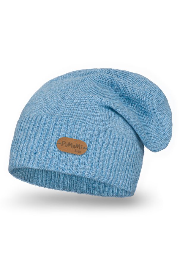 Wiosenna czapka dzicięca PaMaMi - Jasnoniebieski. Kolor: niebieski. Materiał: elastan, bawełna. Sezon: wiosna
