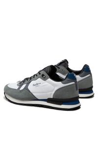 Pepe Jeans Sneakersy Britt Man Print PMS30852 Biały. Kolor: biały. Materiał: materiał. Wzór: nadruk #4