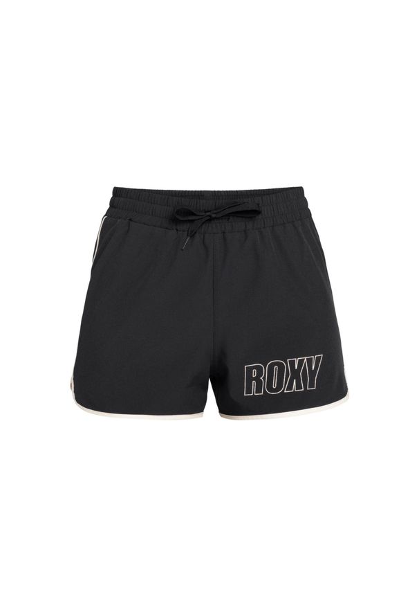 Roxy - dla Kobiety EVERYDAY FLOW Czarny. Kolor: szary. Materiał: elastan, poliester, materiał. Długość: krótkie
