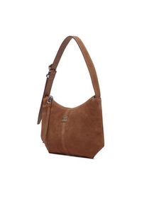 Tommy Jeans Torebka Tjw Slouchy Suede Shoulder Bag AW0AW18859 Brązowy. Kolor: brązowy. Materiał: skórzane, zamszowe #4
