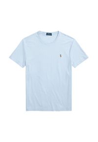 Polo Ralph Lauren T-Shirt Classics 710740727 Błękitny Slim Fit. Typ kołnierza: polo. Kolor: niebieski. Materiał: bawełna #11