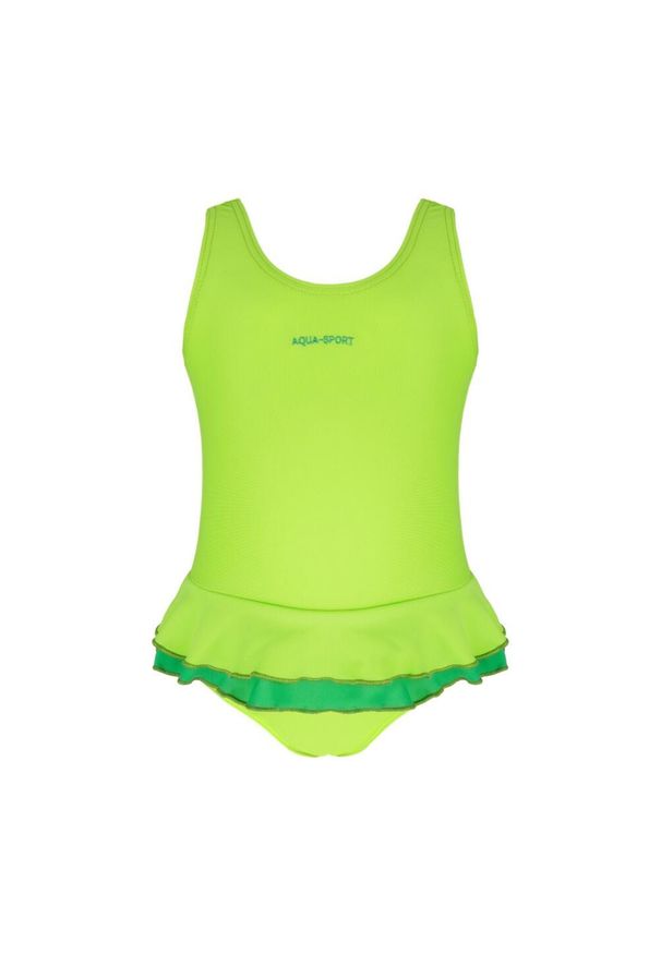AQUA-SPORT - Strój kąpielowy dla dziewczynek Aqua-sport Sonia. Kolor: zielony