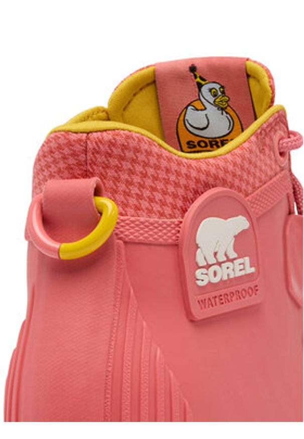 sorel - Sorel Sneakersy OUT N ABOUT™ IV Splashy Women's Waterproof Boot 2113211 Czerwony. Kolor: czerwony. Materiał: skóra