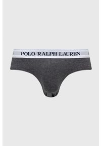 Polo Ralph Lauren slipy (3-pack) męskie kolor szary. Kolor: szary