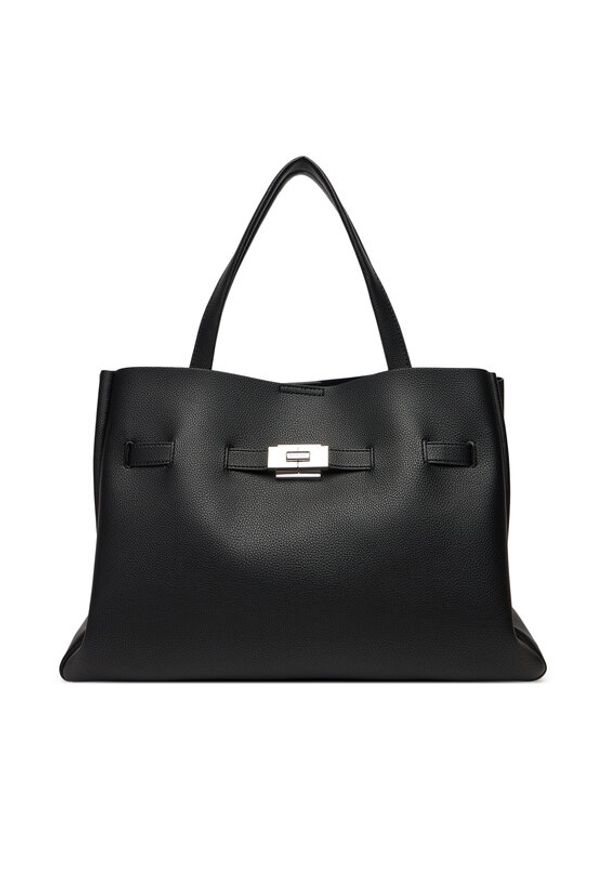 DKNY Torebka R52DAK43 Czarny. Kolor: czarny. Materiał: skórzane