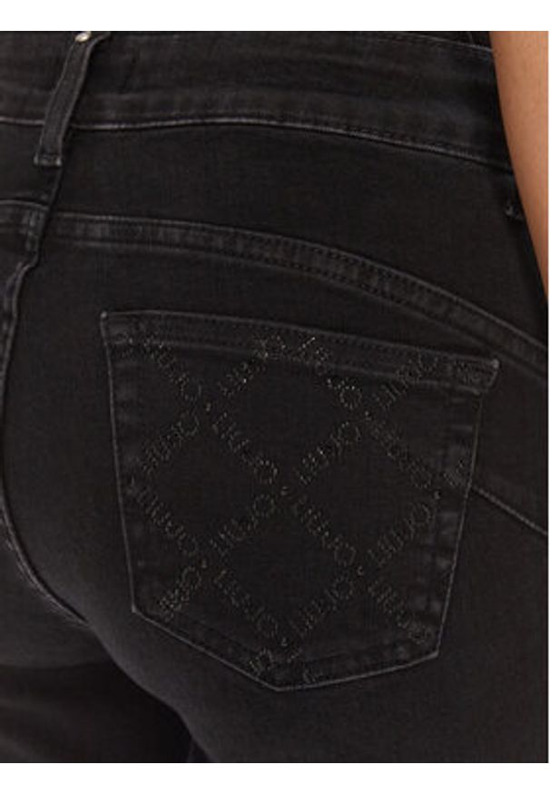 Liu Jo Jeansy UF5013 D4615 Czarny Skinny Fit. Kolor: czarny