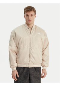 Adidas - adidas Kurtka bomber Stadium KE6211 Beżowy Loose Fit. Kolor: beżowy. Materiał: syntetyk #1