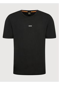 BOSS - Boss T-Shirt Tchup 50473278 Czarny Regular Fit. Kolor: czarny. Materiał: bawełna