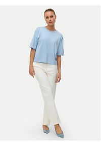Vero Moda Sweter Silje 10320460 Błękitny Oversize. Kolor: niebieski. Materiał: wiskoza #2
