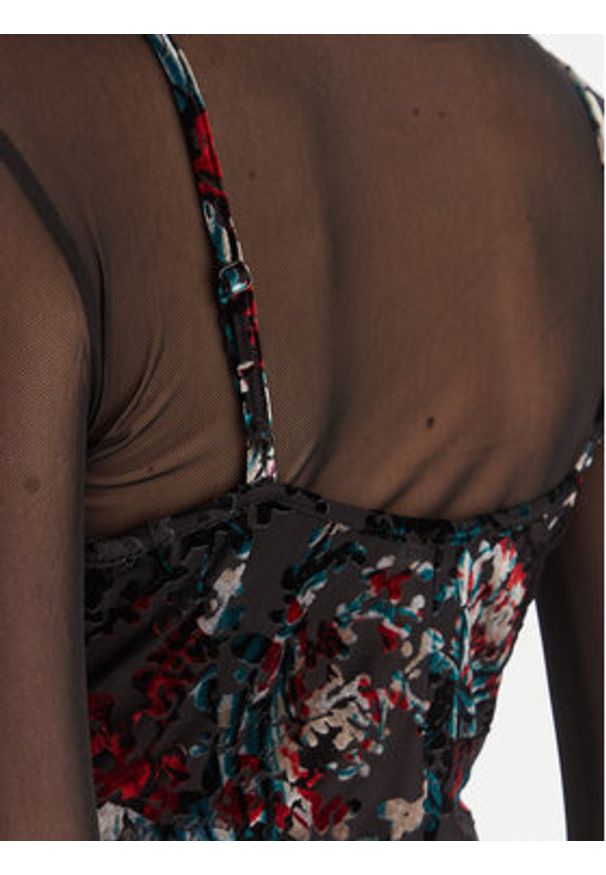 Desigual Sukienka codzienna Cassidy 25WWVK11 Czarny Slim Fit. Okazja: na co dzień. Kolor: czarny. Materiał: syntetyk. Typ sukienki: proste. Styl: casual