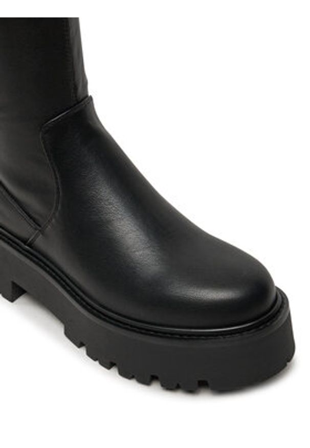 Aldo Kozaki Carelden 13838055 Czarny. Kolor: czarny. Materiał: skóra