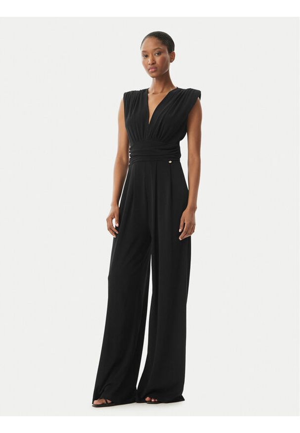 Rinascimento Kombinezon CFC0123771003 Czarny Regular Fit. Kolor: czarny. Materiał: syntetyk