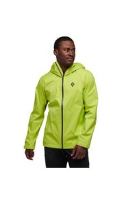 Kurtka wodoodporna męska Black Diamond Stormline Stretch Rain Shell. Kolor: żółty #1