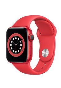 APPLE - Smartwatch Apple Watch 6 GPS+Cellular 44mm aluminium, PRODUCT(RED) pasek sportowy. Rodzaj zegarka: smartwatch. Styl: sportowy #1