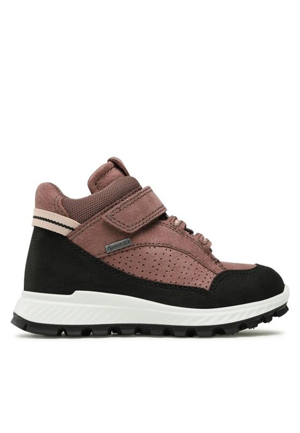 ecco - ECCO Śniegowce Exostrike Velcro 76194260492 Fioletowy. Kolor: fioletowy. Materiał: skóra