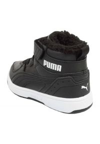 Buty Puma Rebound Joy Jr 37547 901 czarne. Zapięcie: rzepy. Kolor: czarny. Materiał: materiał, futro, skóra ekologiczna. Szerokość cholewki: normalna #6