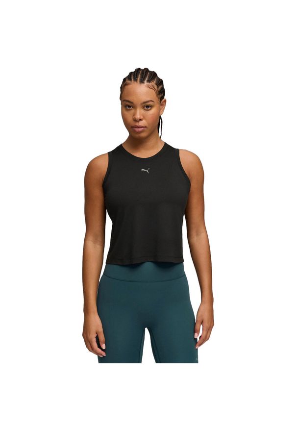 Podkoszulek Puma W Cloudspun Sleeveless Tank, Kobiety. Kolor: czarny. Materiał: poliester, materiał. Sport: fitness