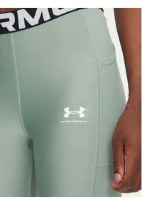 Under Armour Legginsy HeatGear 1388693 Zielony Slim Fit. Kolor: zielony. Materiał: syntetyk #3