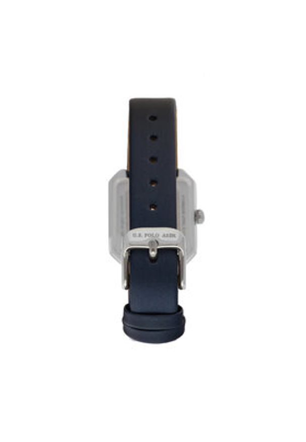U.S. Polo Assn. Zegarek Brigitte USP8475BL Granatowy. Kolor: niebieski. Materiał: skóra