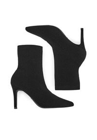 DeeZee Botki AB-1987-2 Czarny. Kolor: czarny. Materiał: materiał #7