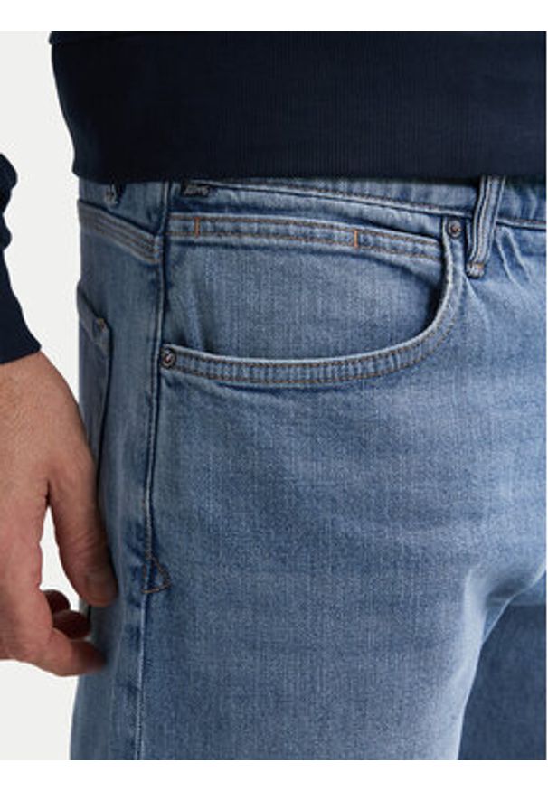 Petrol Industries Jeansy Lewis Niebieski Loose Fit. Kolor: niebieski