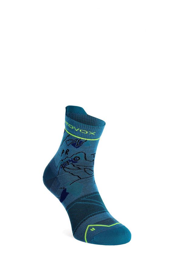 ORTOVOX - Skarpety merino Ortovox Alpine Light Quarter Socks. Kolor: niebieski