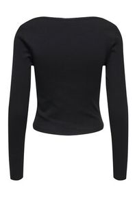 only - ONLY Bluzka Betty 15365756 Czarny Standard Fit. Kolor: czarny. Materiał: bawełna #4
