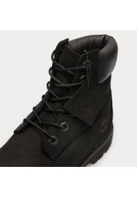 Timberland - TIMBERLAND Premium 6 Inch Boot W Trapery damskie. Okazja: na co dzień. Kolor: czarny. Materiał: materiał, guma, skóra. Szerokość cholewki: normalna. Sezon: zima. Styl: casual #7