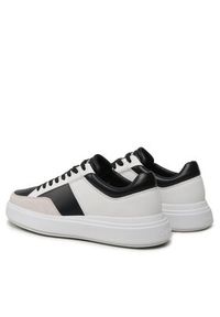 Calvin Klein Sneakersy Low Top Lace Up HM0HM01047 Czarny. Kolor: czarny. Materiał: skóra